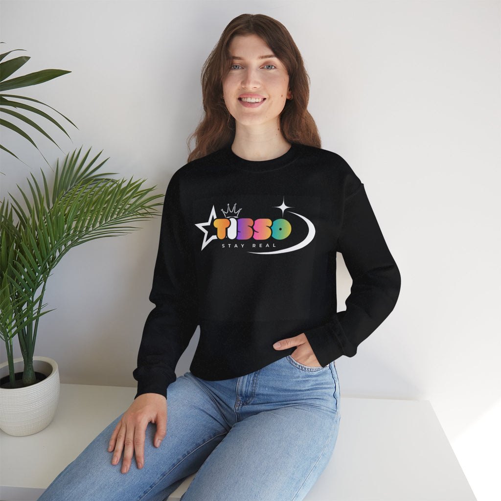 Stay Real Retro Statue Crewneck Sweatshirt