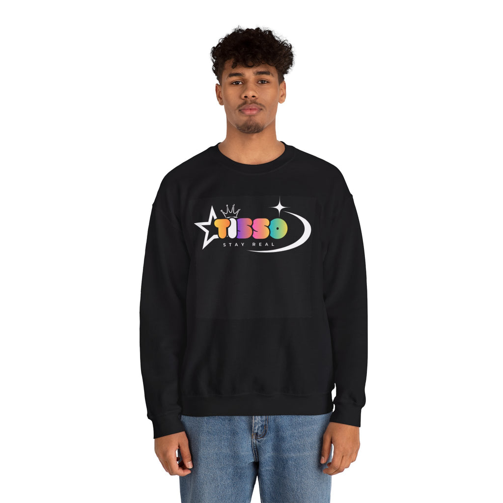 Stay Real Retro Statue Crewneck Sweatshirt